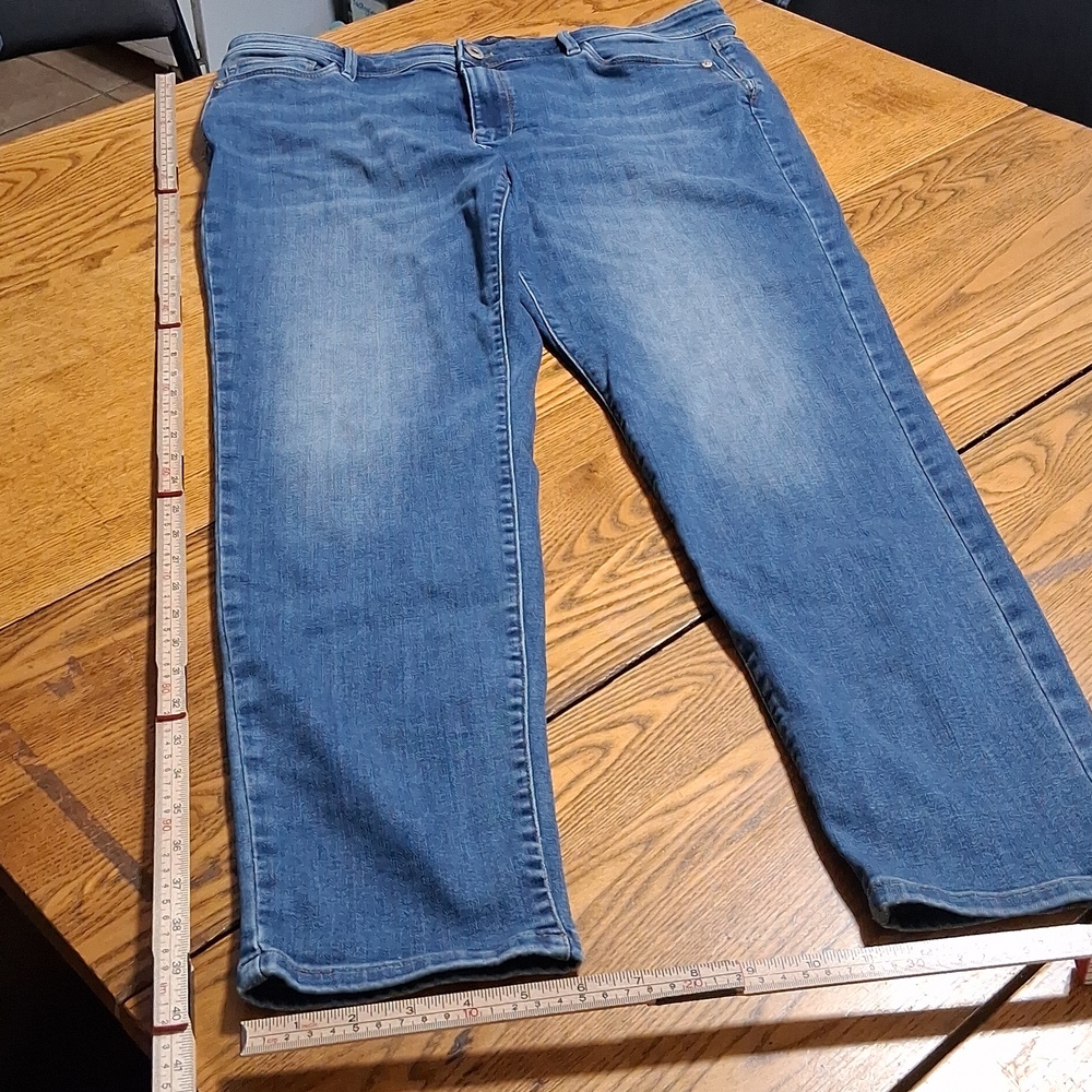 J. Jill Jeans Womens 14 Blue Denim Pants Used Preowned Summer